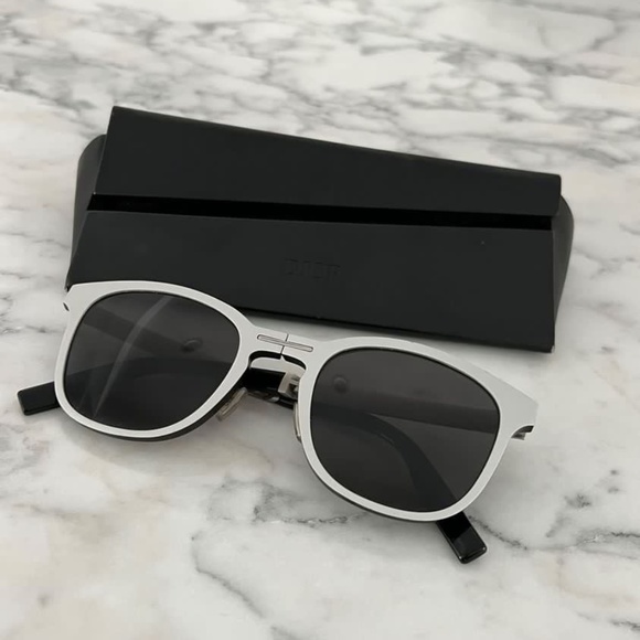 Christian Dior Homme Sunglasses Collapsible Foldable Gray Lenses - Picture 1 of 1